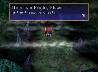 A healing flower in a chest