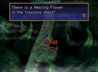 A healing flower in a chest