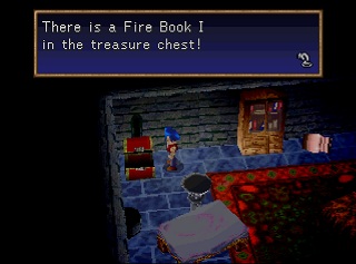 Fire Book I in a chest