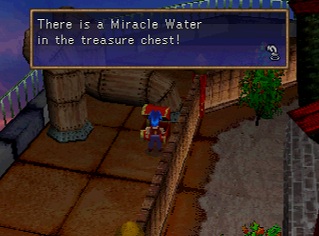 miracle water in a chest